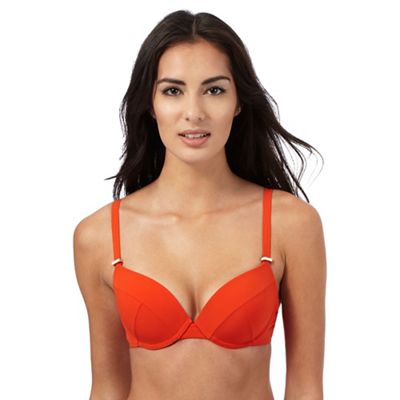 J by Jasper Conran Orange padded bikini top